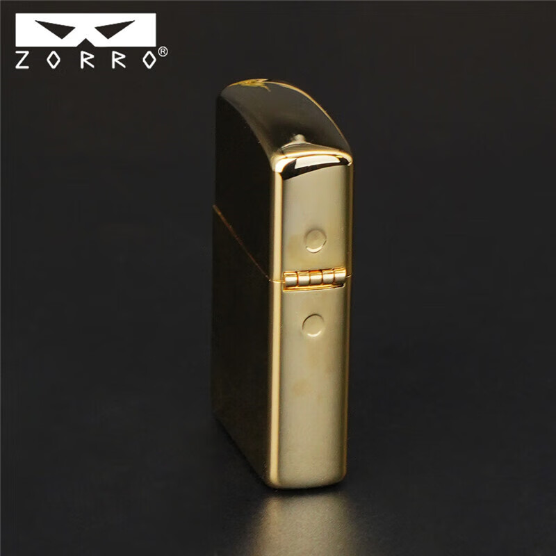 佐罗佐罗打火机二代煤油机镀金十二生肖龙年新款铜机贴章节日礼物父亲 午马Z2-1099G官字标二代金机芯