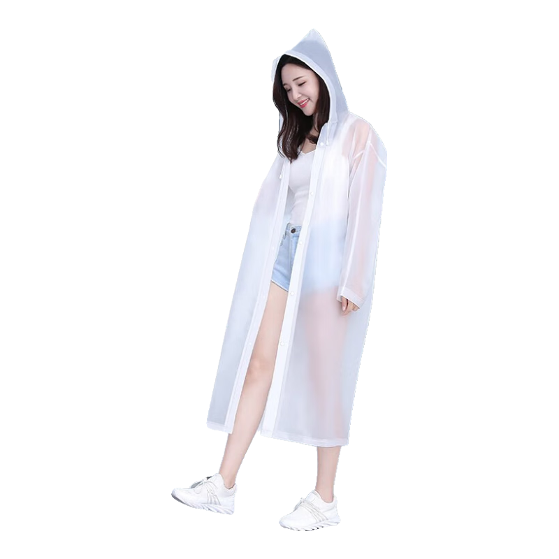 旅行就是加加林非一次性雨衣成人加厚防水儿童户外雨披颜色随机