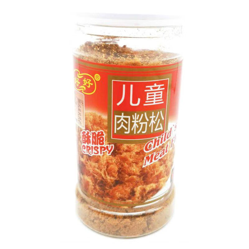 好好牌廈門(mén)特產(chǎn)兒童肉松早餐配粥佐餐零食烘培面包豬肉松205g罐 兒童肉粉松205g*1罐 其它