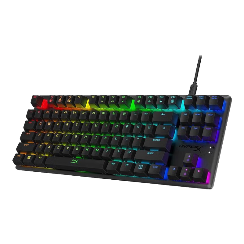 極度未知（HYPERX）起源系列機(jī)械鍵盤(pán)DW13A有線筆記本電腦辦公rgb吃雞外設(shè)游戲機(jī)械鍵盤(pán) 起源 87鍵競(jìng)技版 火軸