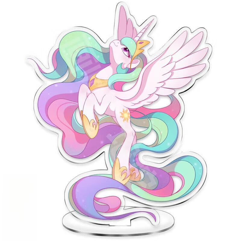 创京懿选mlp 我的小马驹彩虹小马宇宙公主月亮公主同人周边亚克力立牌