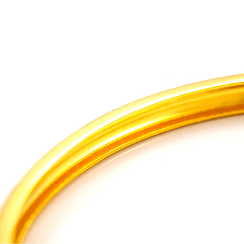 菜百首饰 黄金手镯 足金挚爱黄金手镯 计价 约16.85克