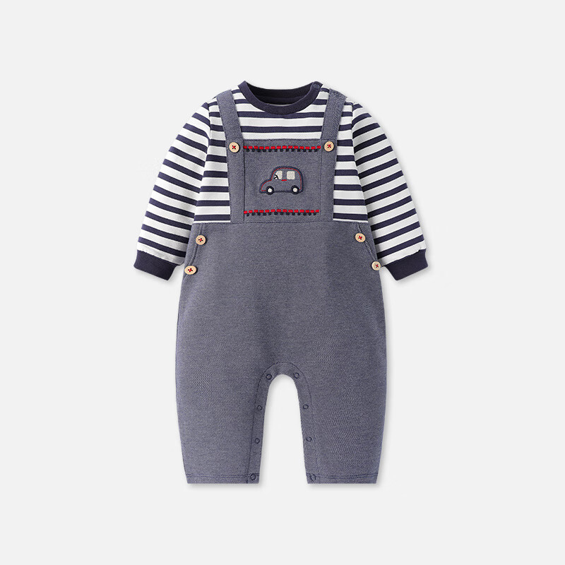 好孩子gb好孩子婴儿连体衣服【休闲潮酷】宝宝哈衣爬服新生婴儿爬服1