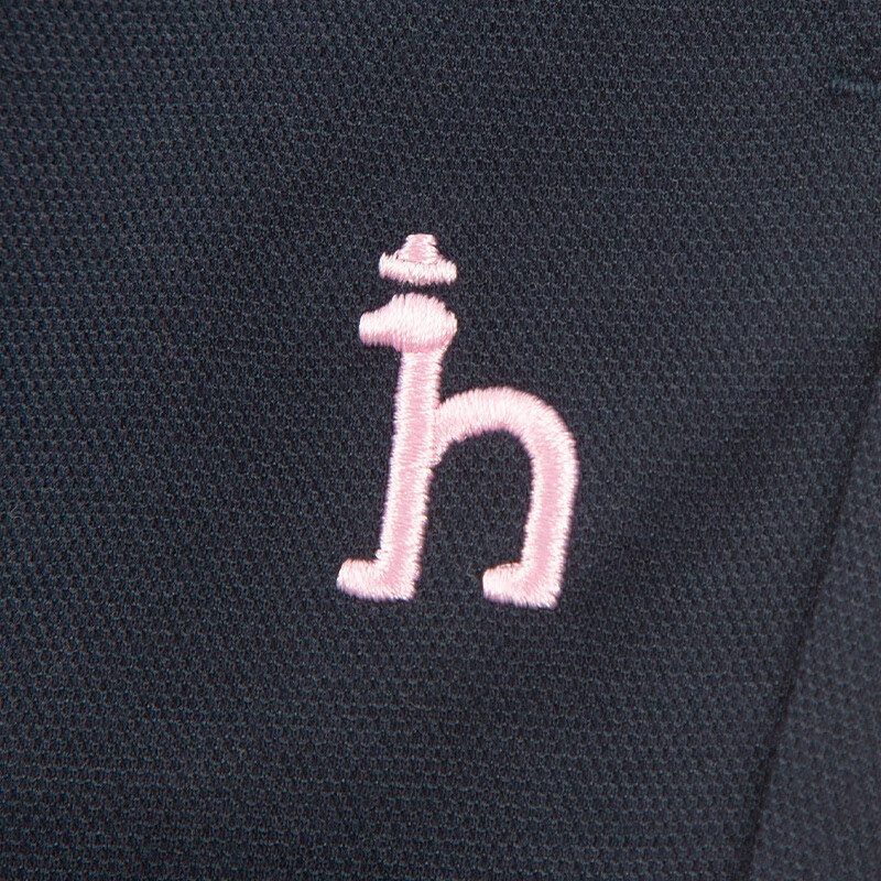 哈吉斯（HAZZYS）品牌童装女童长裤春季新款柔软舒适透气弹力撞色休闲针织长裤 米白色 165