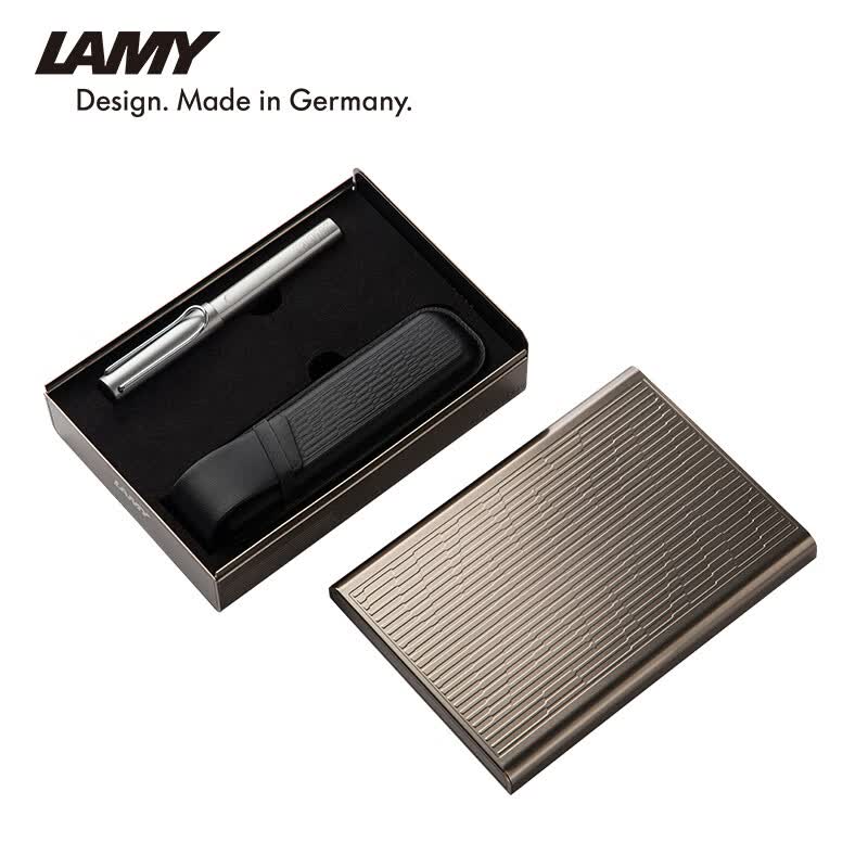 LAMY宝珠笔 恒星系列方舟礼盒练字正姿签字笔学生文具办公礼品 节日礼物企业团购 深灰色F尖