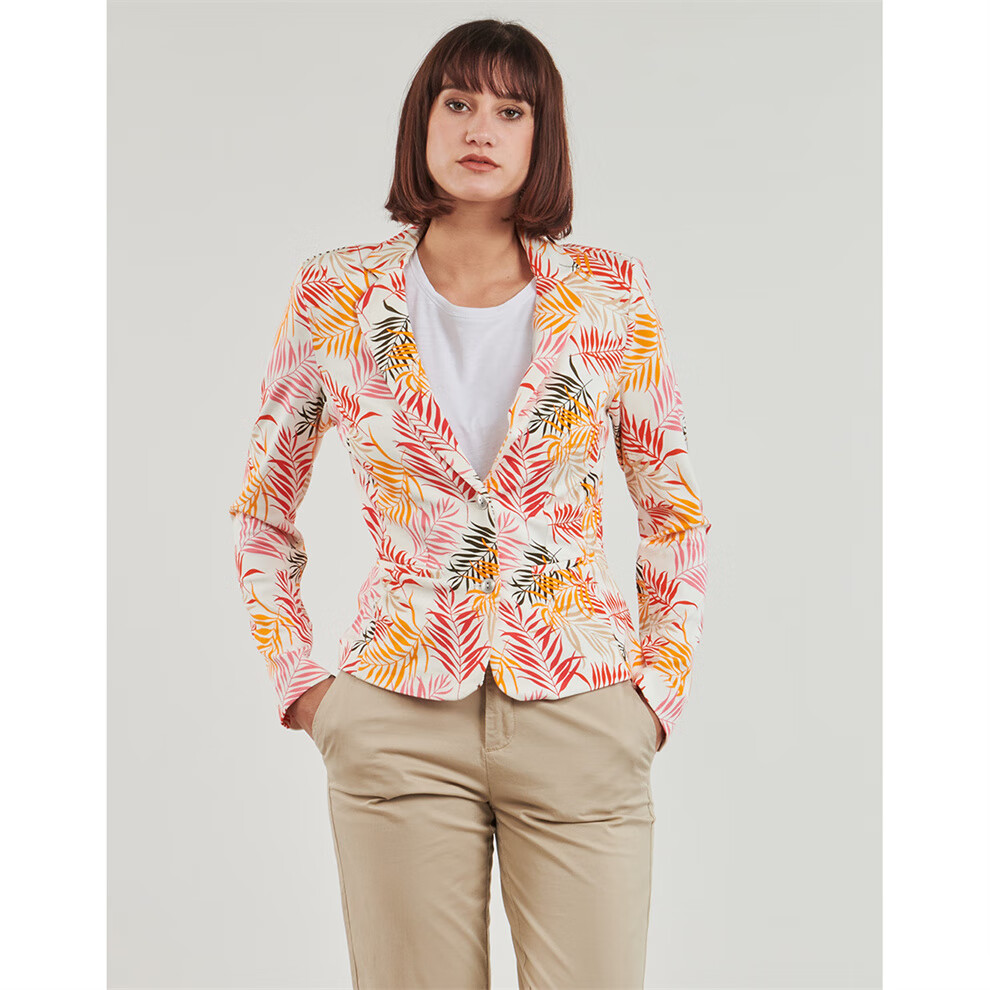 ONLY小香風(fēng)西裝外套女裝2025款氣質(zhì)小個(gè)子修身短款薄款西服多彩色春夏 多彩色 XS (EU)