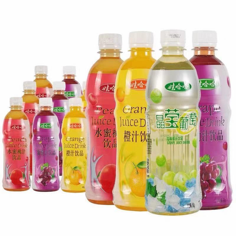 娃哈哈娃小宗哇哈哈飲料系列飲品果汁葡萄汁晶瑩飲品橙汁葡萄飲料水蜜桃 【26.4到期】茉莉蜜茶500·g【5瓶】