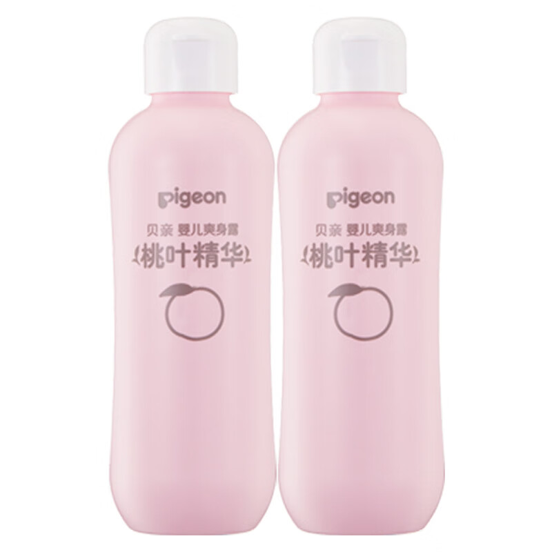 贝亲（Pigeon）桃子水  婴儿爽身露 四季通用 200ml  *2
