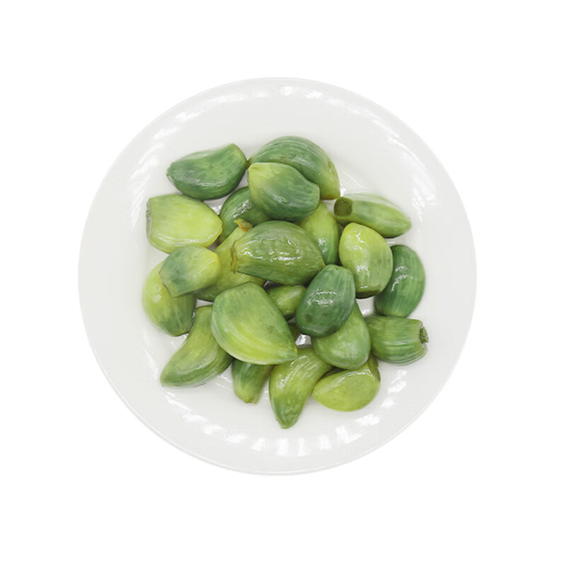 宝菜腊八蒜正宗无添加山东大蒜正宗翡翠绿蒜腌制翠绿蒜酱菜糖蒜 4袋-净含量 800g