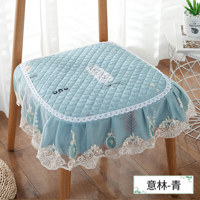 山头林村餐椅垫坐垫椅子套罩家用凳子屁股垫欧式餐桌座垫四季通用饭桌