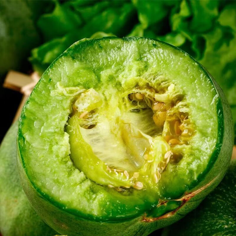 沣御园山东绿宝甜瓜 头茬香瓜绿宝石小甜瓜现摘时令脆瓜新鲜水果 4.5斤大果