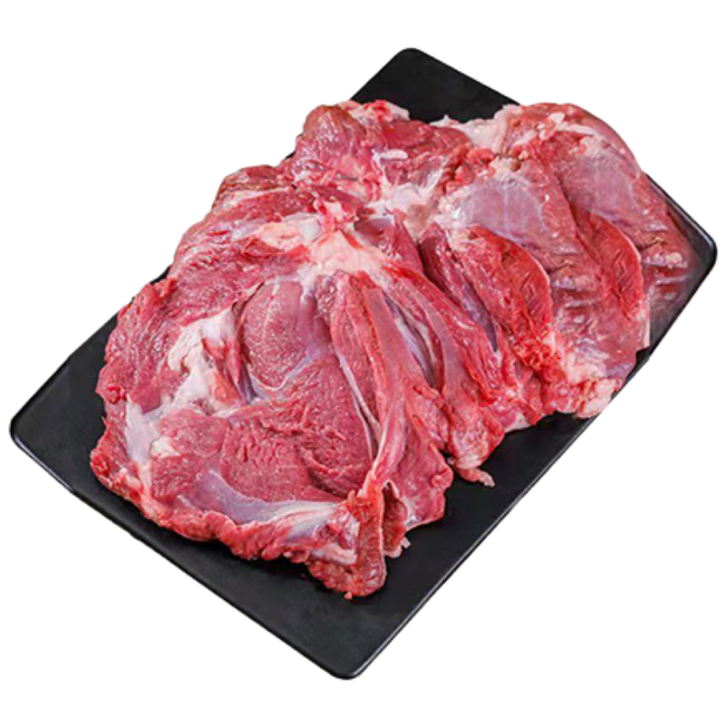伊民康洋 寧夏灘羊肉生鮮原切去骨羊后腿肉 凈重2斤 羊肉串清真 源頭直發(fā)
