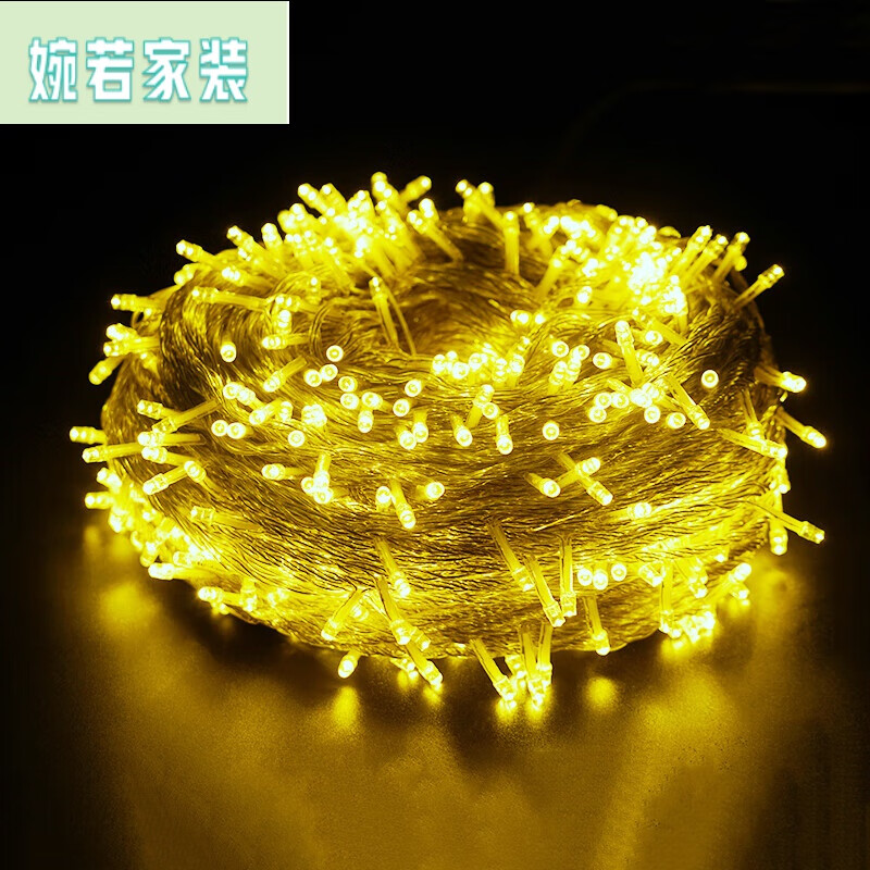 kedoety户外防水led彩灯闪灯串灯满天星氛围灯挂树灯装饰灯瀑布灯带挂