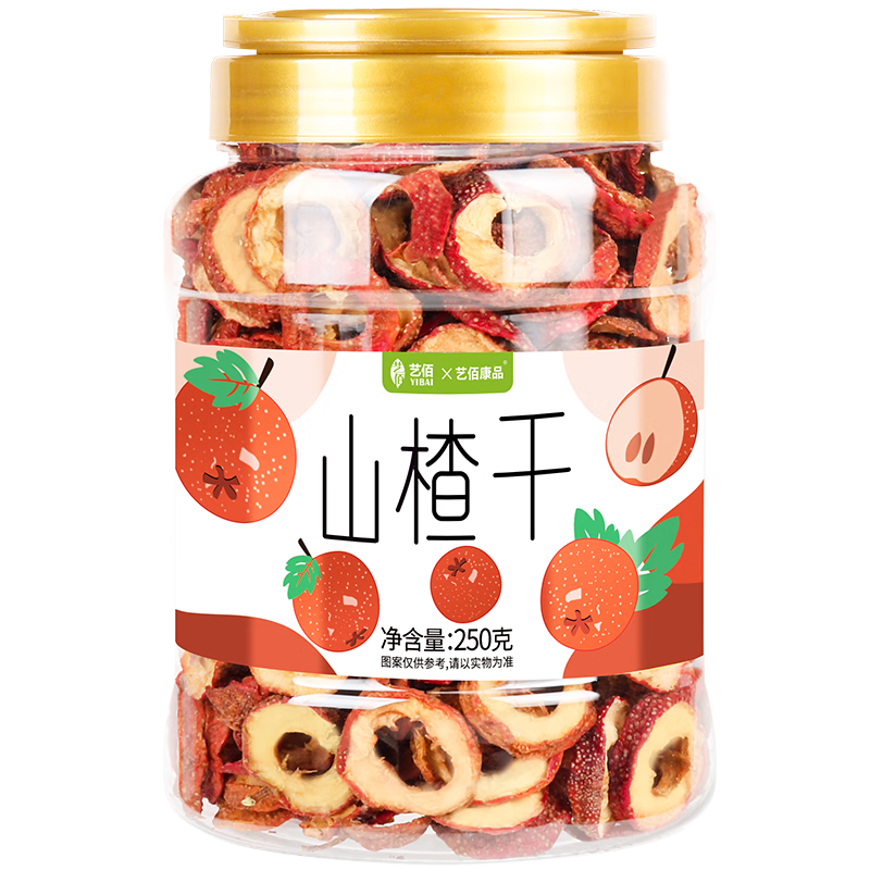 藝佰無(wú)核山楂干去核山楂片山楂無(wú)添加水果片茶養(yǎng)生茶酸梅湯原料250克