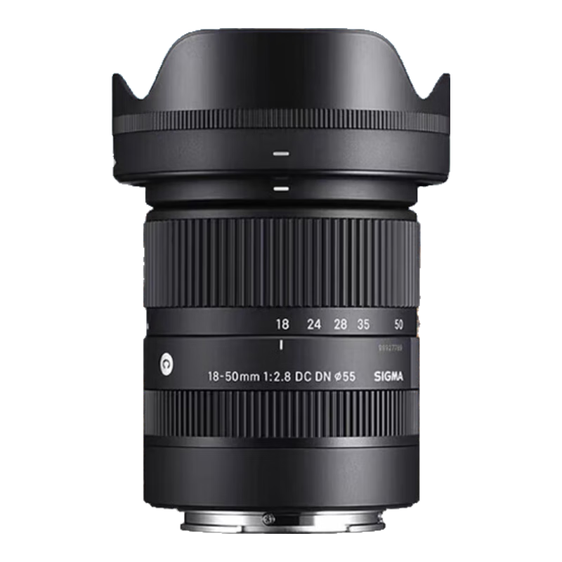 適馬(SIGMA)18-50mm F2.8 DC DN|Contemporary 恒定大光圈標準變焦人像鏡頭 適馬1850半畫(huà)幅微單相機掛機鏡頭 索尼E卡口 套餐二【多膜UV鏡+柔光鏡+偏振鏡+799