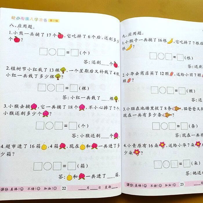【幼小衔接入学准备】解决问题 46页