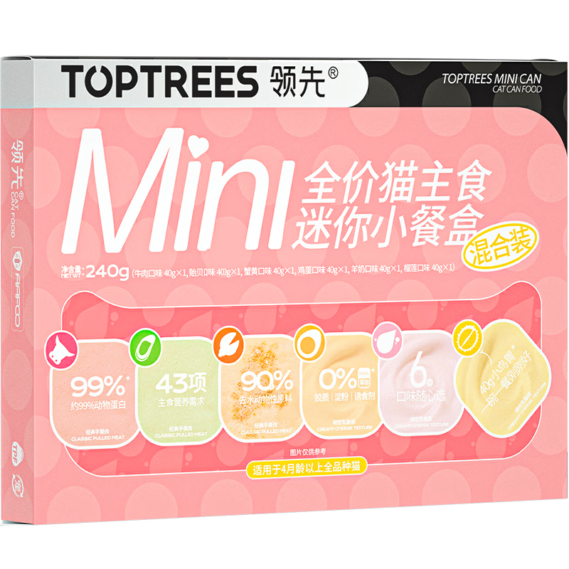 ����èmini��ʳ�ͺ�è��ͷȫ�۳�è��èè�� ����Ͽ�ζ��40g*6�� 33.03Ԫ