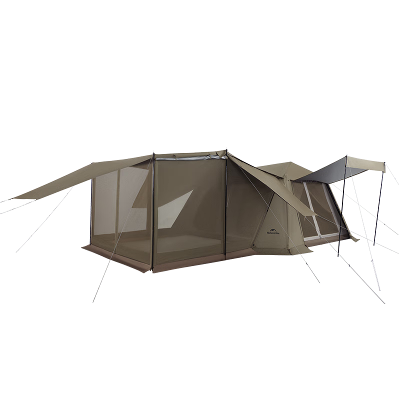 Naturehike挪客屋脊13旗艦款PRO帳篷戶外露營(yíng)裝備兩室四廳帳篷速開(kāi)防雨帳篷 配件-通用地布