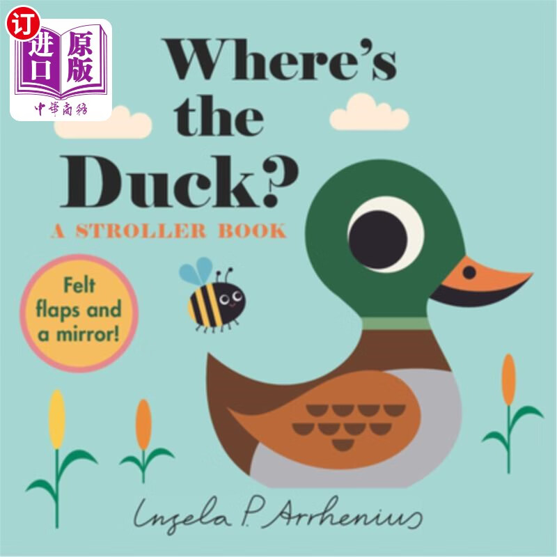 海外直订wheres the duck?: a stroller book 鸭子在哪里?:婴儿车书