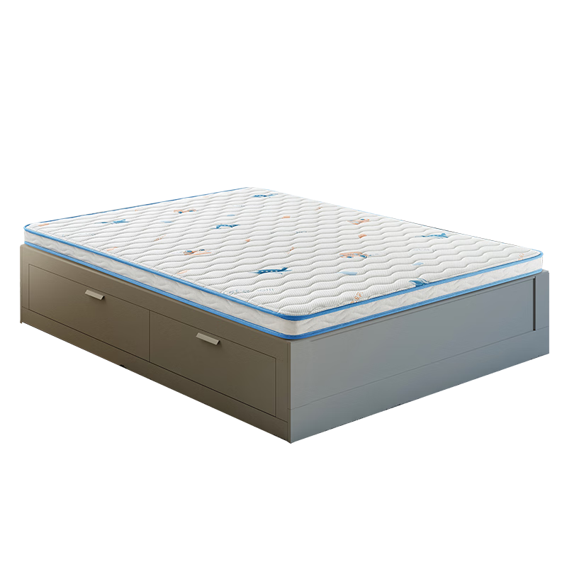 喜临门乳胶黄麻床垫 亲肤面料抑菌 软硬两用 防螨黄麻床垫 席梦思薄垫子 诺蓝10H 120*190cm