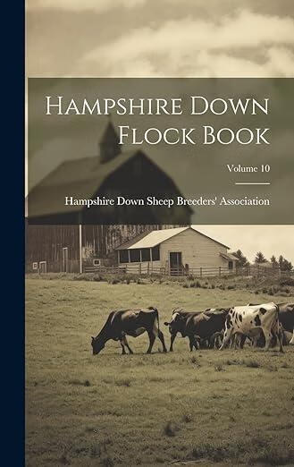 预订 hampshire down flock book; volume 10