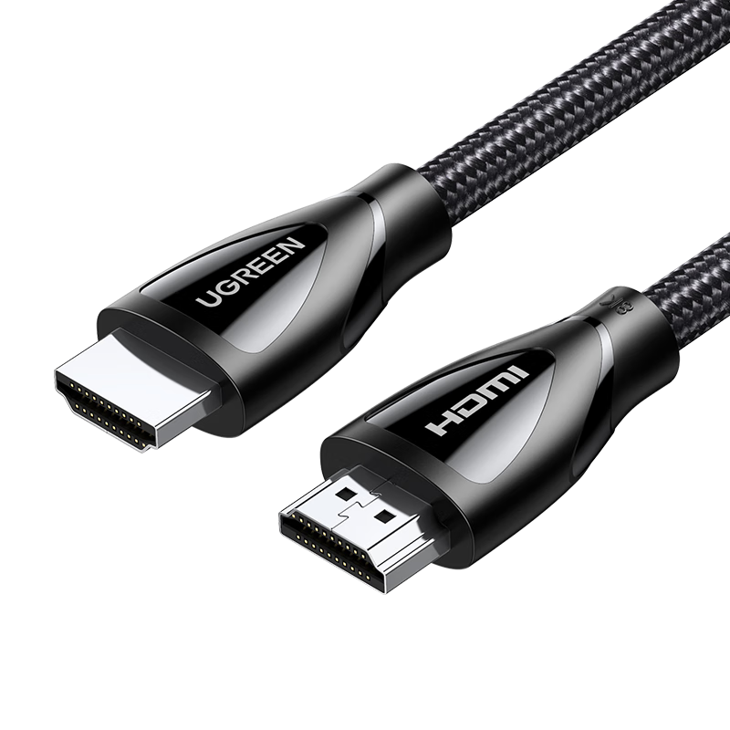 UGREEN 绿联 HD140 8K高清版 HDMI2.1 视频线缆 2m 黑色