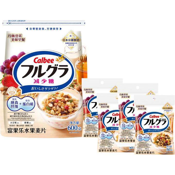 ���ֱȣ�Calbee����ʳ����Ƭ ��GI����ˮ����Ƭ���800g ����ը���ݴ��������ʳ