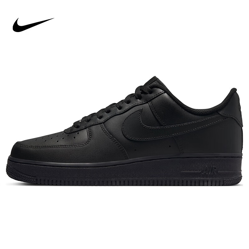 耐克NIKE板鞋男空军一号AF1 AIR FORCE 1运动鞋CW2288-001黑42.5