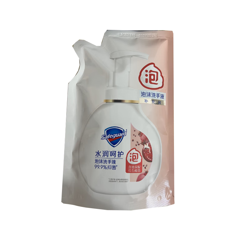 舒肤佳红石榴香洗手液泡沫型清洁双手滋养水润保湿温和呵护补充装 补充装200g*1袋