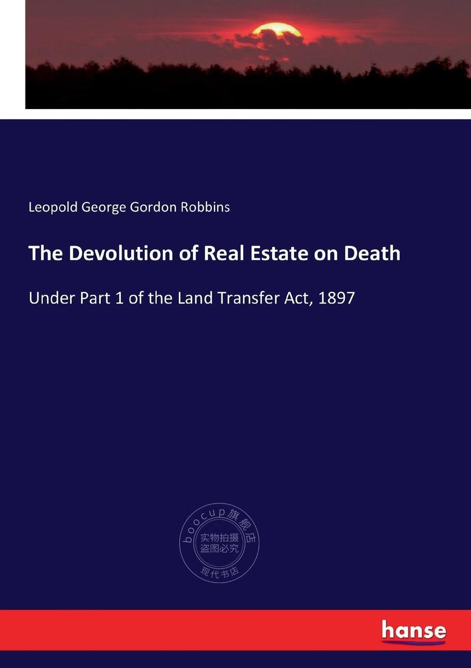 【2周达】【预售 按需印刷】the devolution of real estate on death