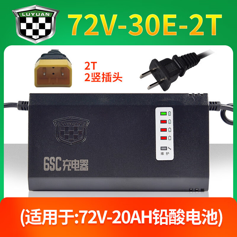 绿源电动车充电器原装铅酸电瓶车充电器电瓶车冲电器原厂全新配件 5灯