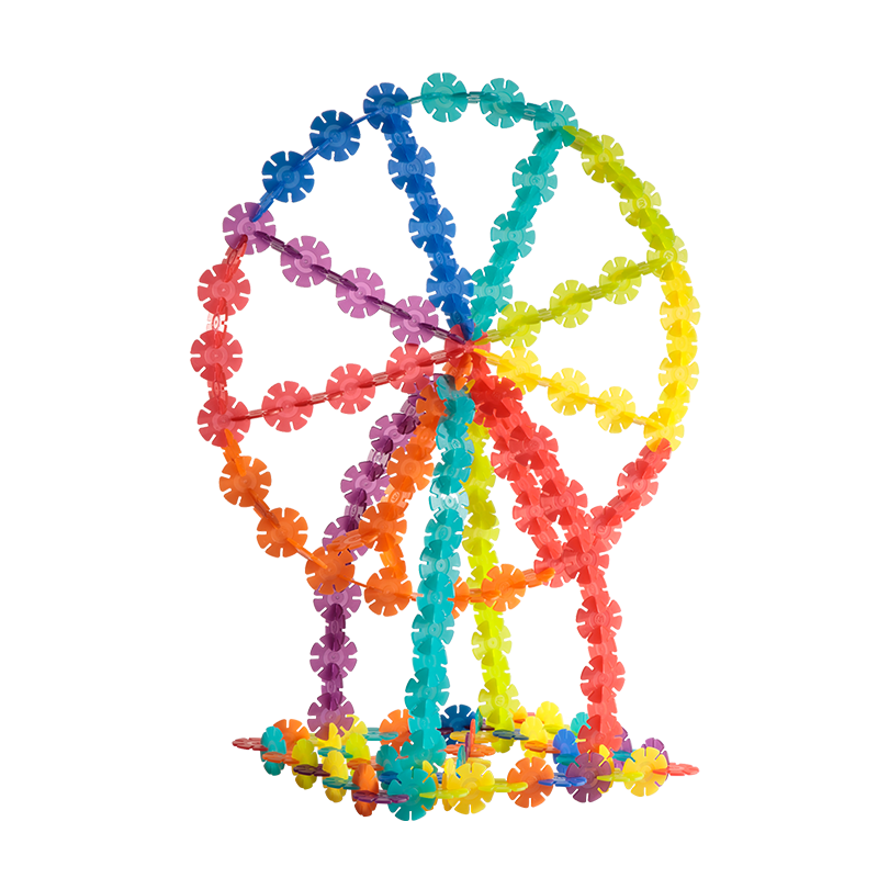 ��¹��MiDeer��ѩ��Ƭ����ƴ���Ż�ľ��һ��ͯ�������ͯDIY������3-5-6�� ��С�����װ��͸��ѩ��Ƭ-200Ƭ