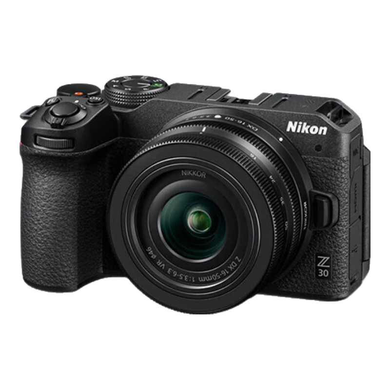 尼康（Nikon）尼康Z30 Z50二代微單相機入門級高清Vlog4K自拍攝影照相機 尼康Z30+Z16-50mm鏡頭套機 官方標(biāo)配+128G高速內(nèi)存卡
