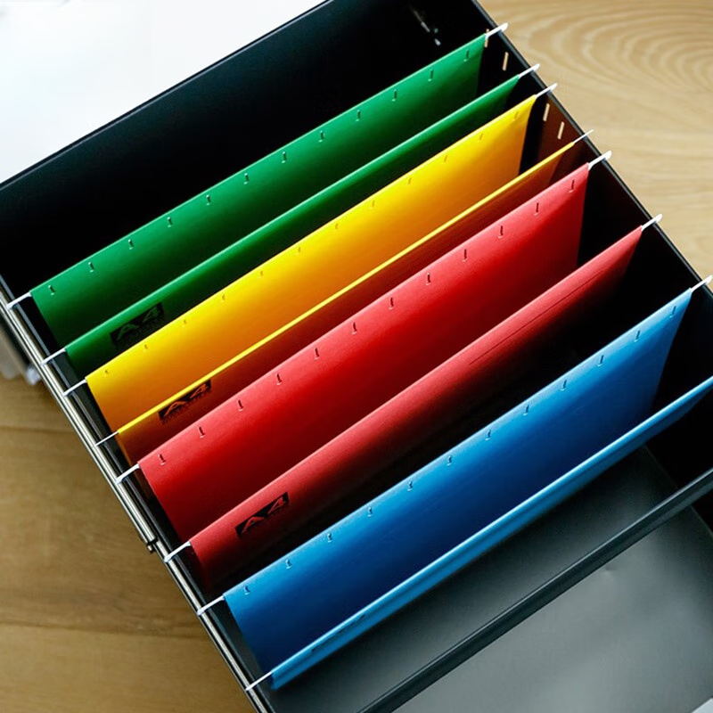 挂快劳文件夹a4铁钩挂劳夹f4吊挂式挂捞夹fc可挂快劳夹吊挂分类收纳袋