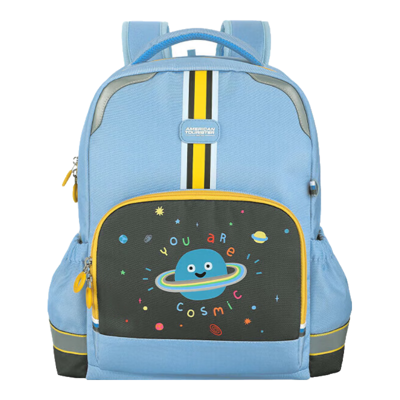 美旅箱包放心書(shū)包1-2年級小學(xué)生雙肩包游學(xué)包兒童抗菌減負背包NK0*001