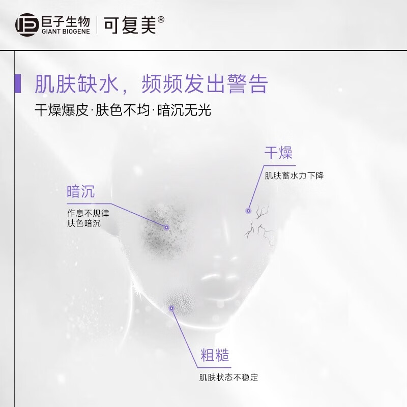 可复美吨吨乳 透明质酸钠藻萃盈润保湿精华乳 保湿 吨吨乳14ml
