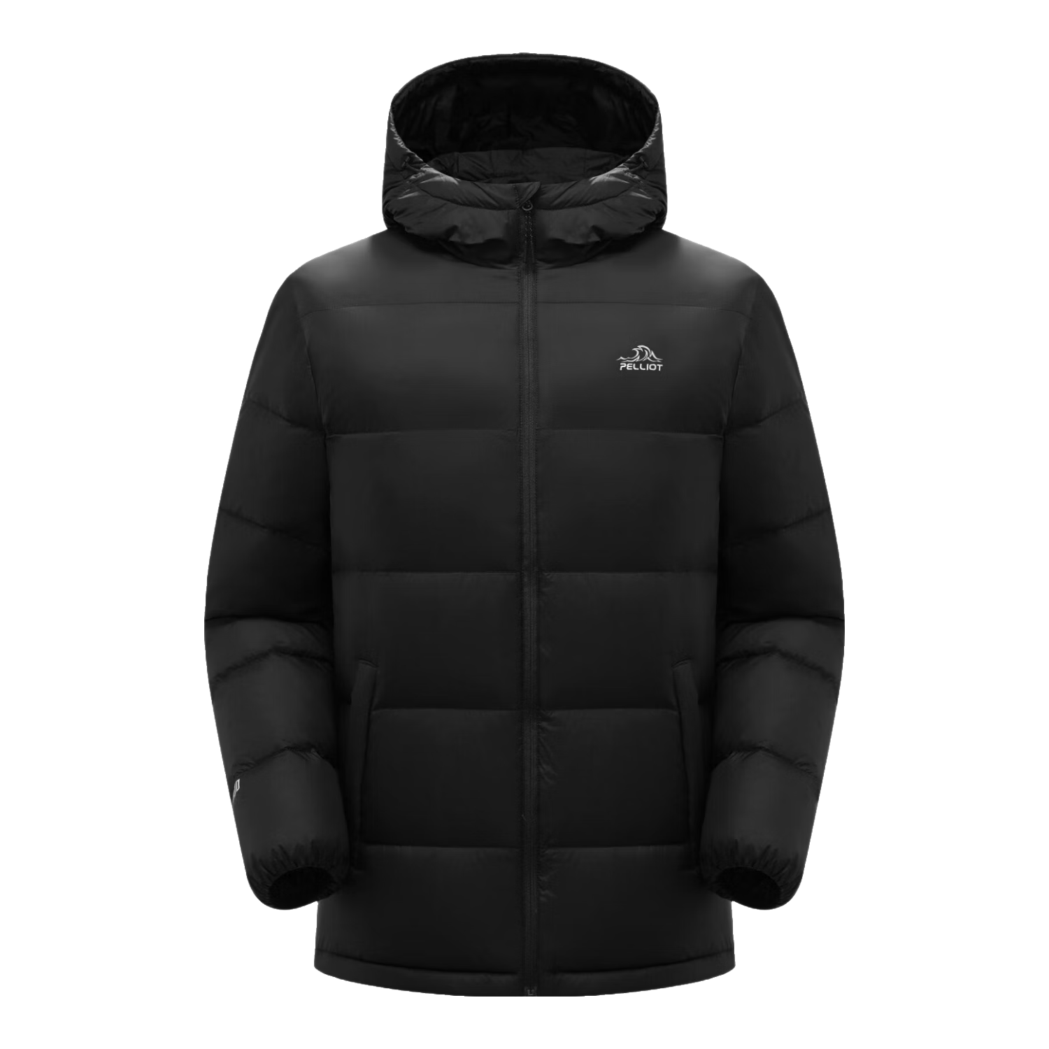 伯希和(Pelliot)800蓬鵝絨羽絨服男女冬季戶(hù)外保暖防風(fēng)防水棉服輕薄防寒夾克外套 男|曜石黑【800蓬鵝絨】 3XL