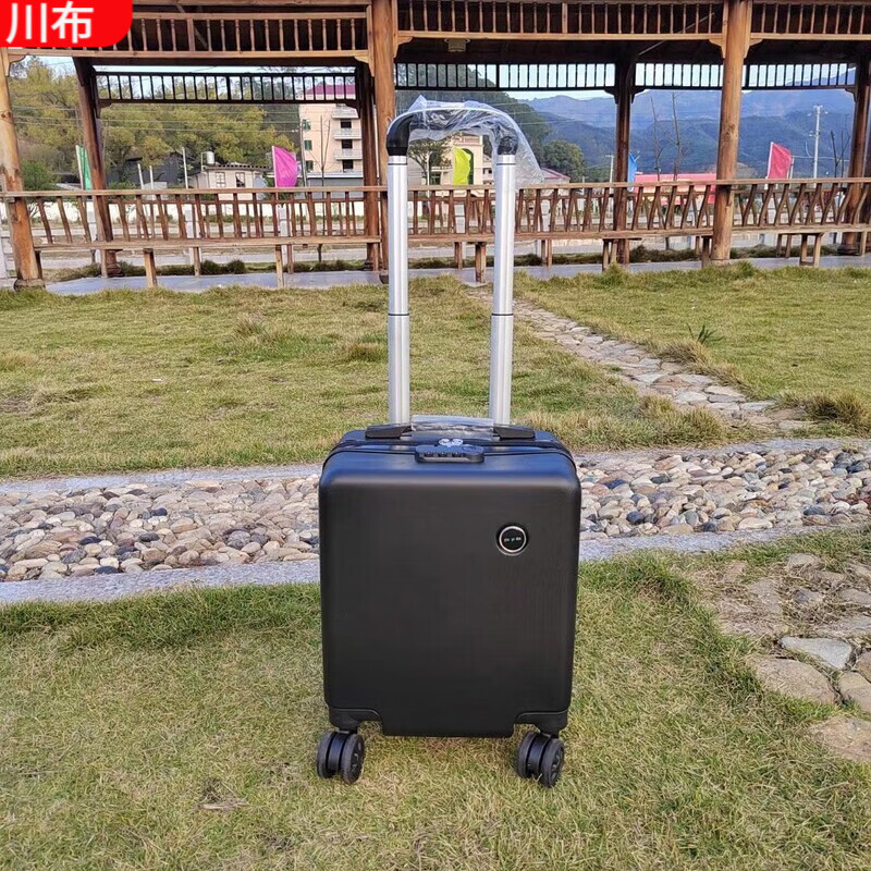 川布小行李箱12寸拉杆小型春秋登机箱万向轮男女密码箱手提行李箱空姐