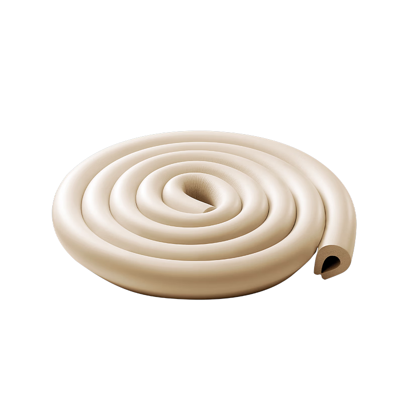 babycare防撞条宝宝安全墙角门防护条婴儿加厚加宽儿童 白垩色-U形2米