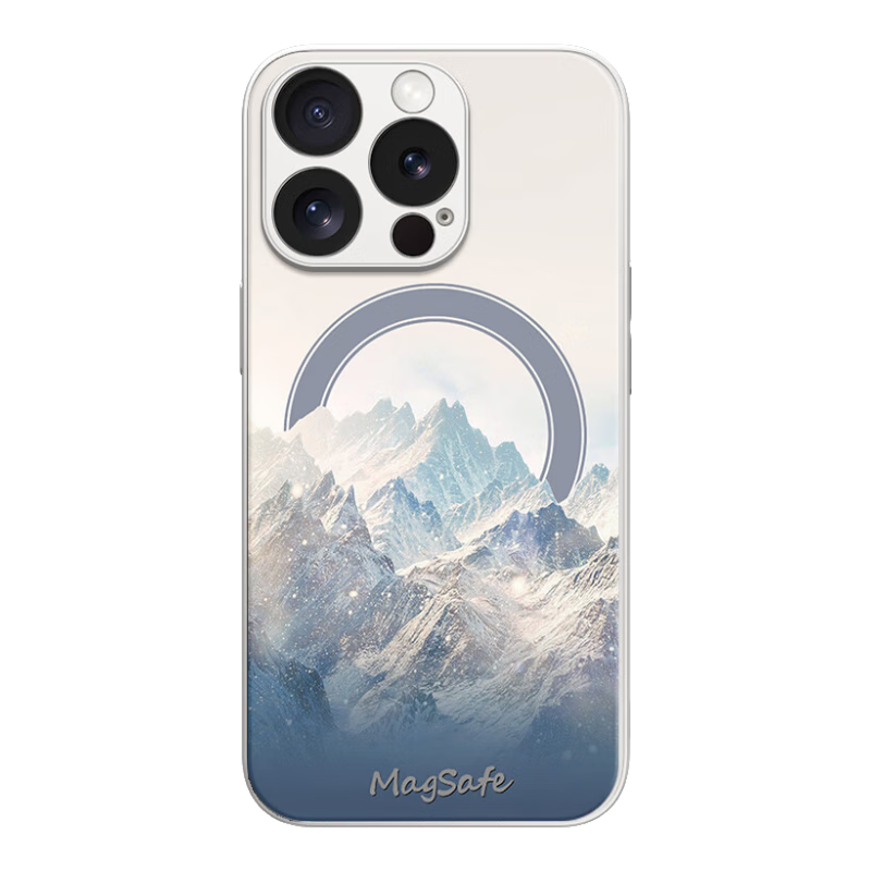 捣旦国度 适用iphone16promax手机壳苹果15/14保护套magsafe磁吸壳新款 梅里雪山灰套装（磁吸壳+磁吸气囊支架） iPhone 15