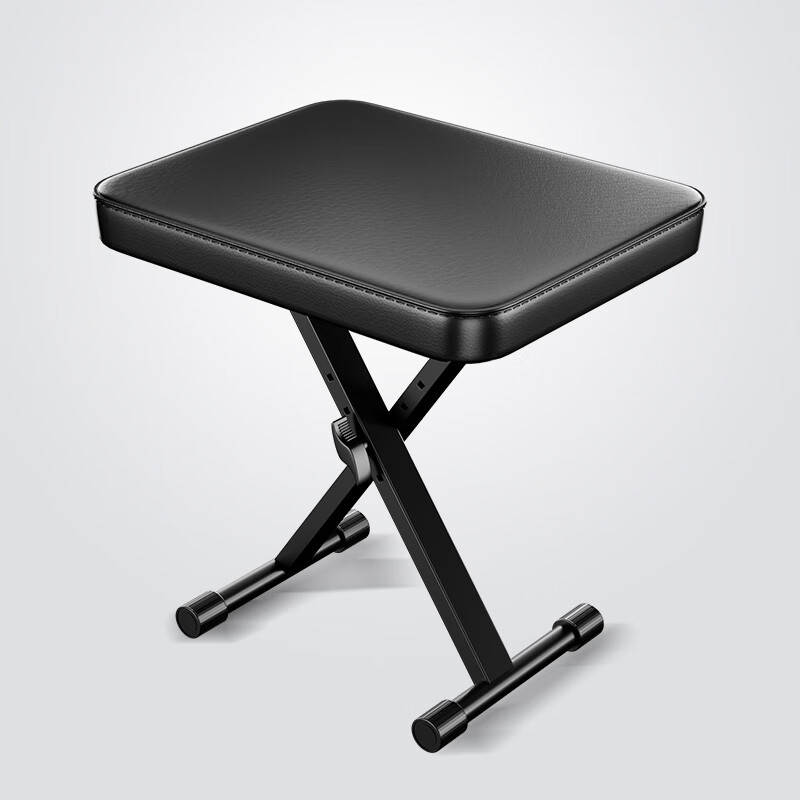 贝琪(Betsy)单人琴凳可折叠升降电子琴/电钢琴/古筝/二胡/钢琴通用琴凳 X琴凳【加固设计_加厚座垫_凳腿加粗】