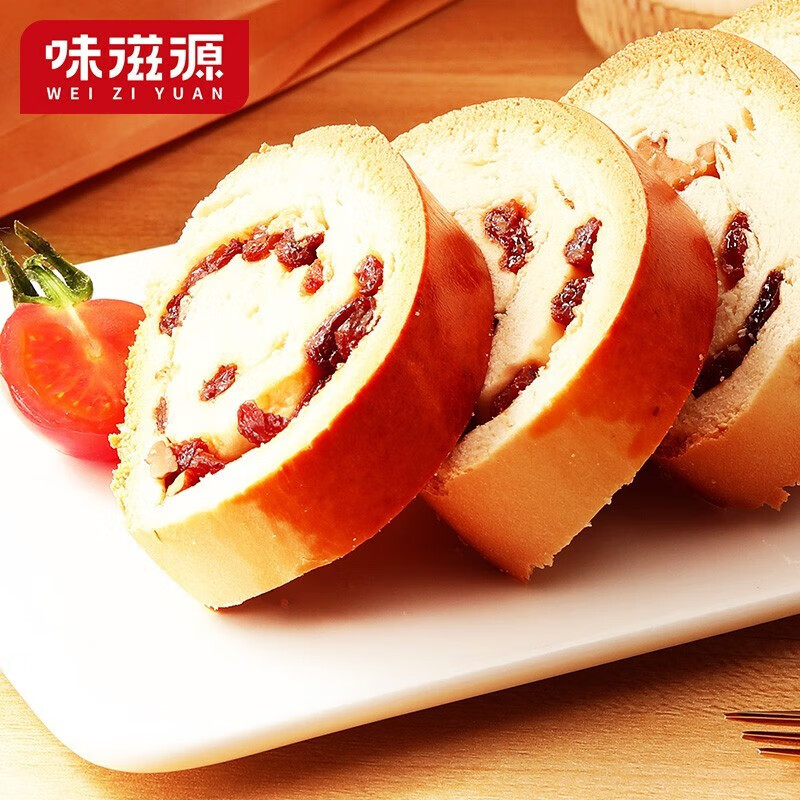 味滋源休闲零食俄罗斯大列巴面包切片坚果夹心代餐面包早餐食品 列巴 508g 1袋装