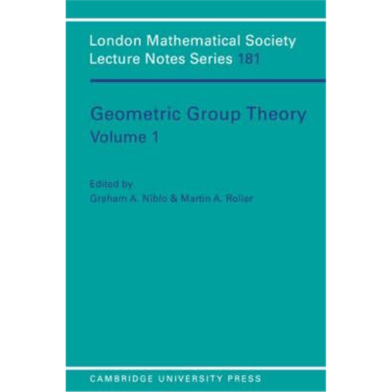 预订geometric group theory: volume 1