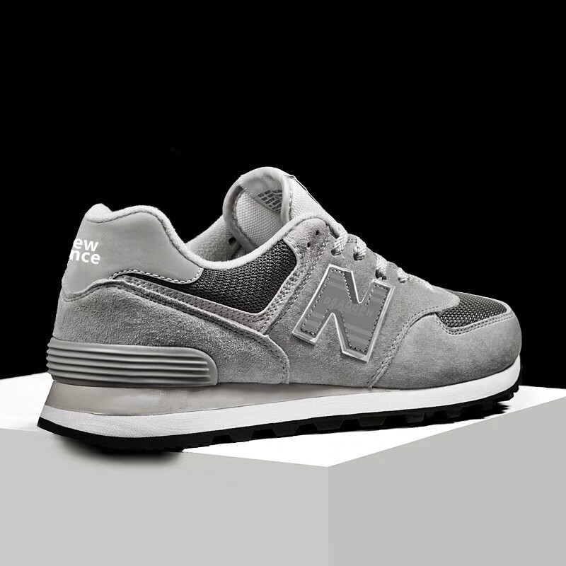 新百伦574运动鞋男女鞋春季新款轻便软底情侣休闲跑步鞋 g574中灰色
