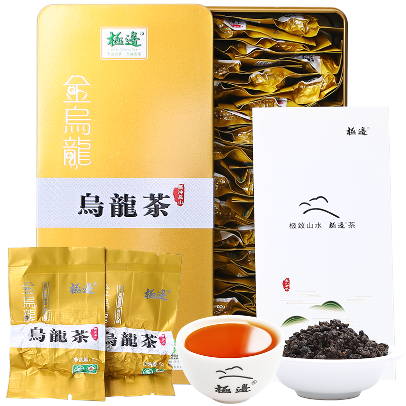 极边金乌龙茶2500米高山有机乌龙茶浓香型一级茶叶礼盒官方旗舰店200g