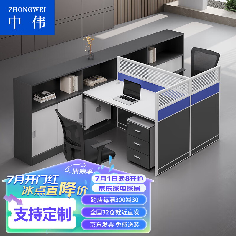 中伟屏风办公桌怎么样?值得买吗?有哪些优势卖点