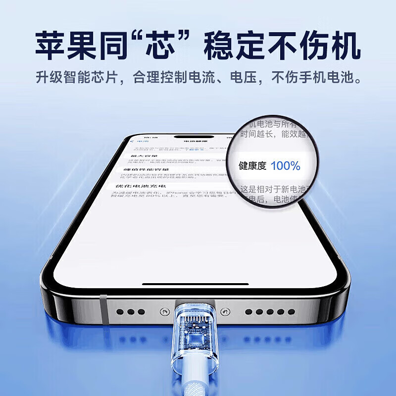 原装适配苹果充电器30W快充数据线套装氮化镓iphone15Promax/plus 升级氮化镓快充头【苹果15系列】