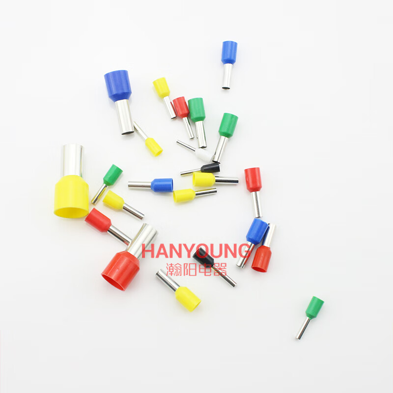 仁聚益ve0308欧式针形 e0308管形 管型接线插针 紫铜