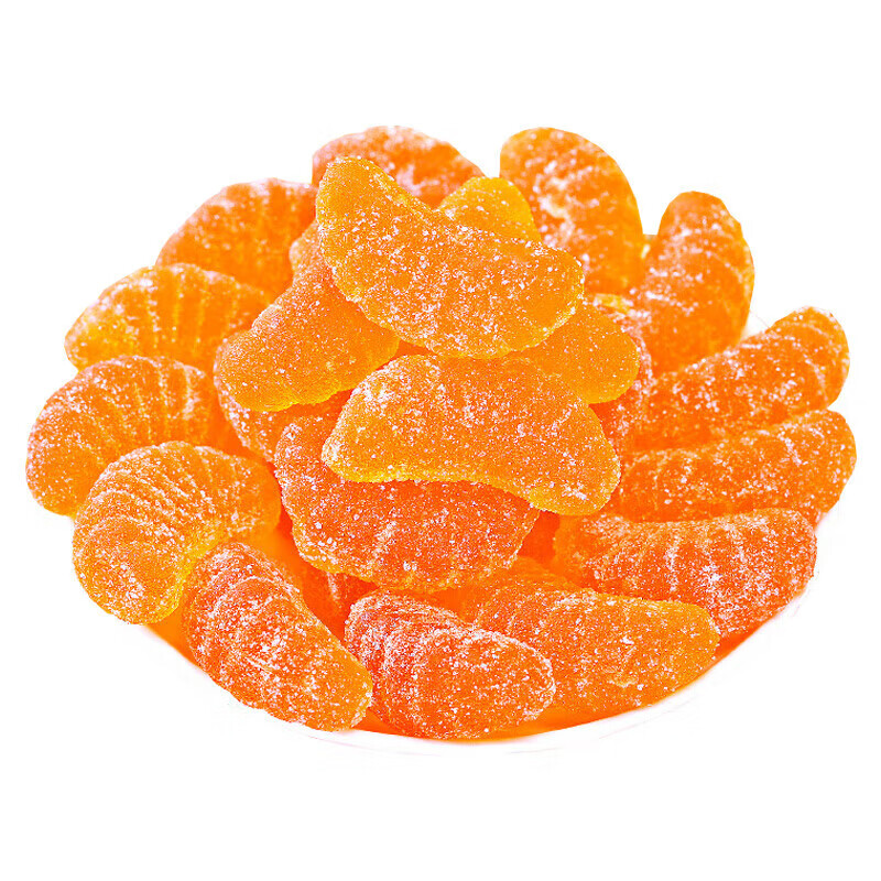 橘子软糖桔子味软糖qq橡皮糖怀旧水果软糖零食 橘子软糖-2斤