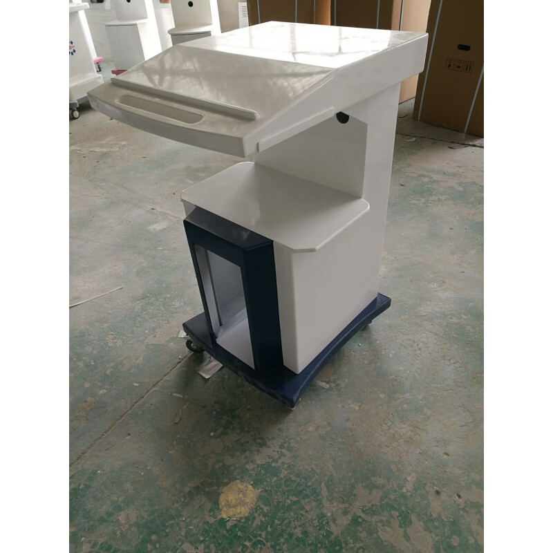 台abs移动推车医用机壳美容机壳机箱带轮电脑桌 珍珠蓝 图片仅供参考